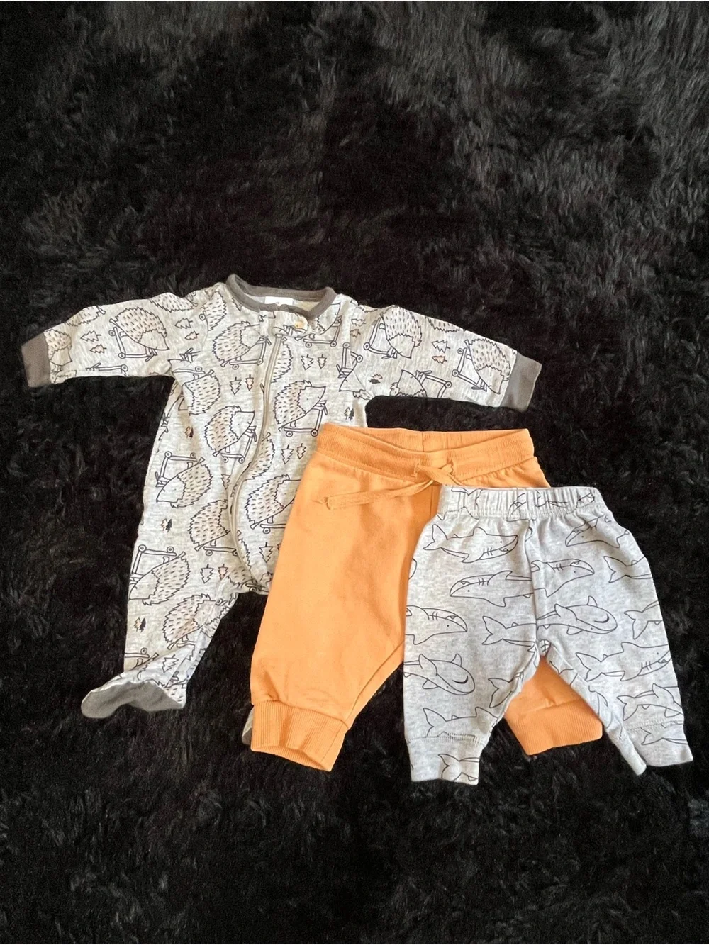 COTTON Newborn Boy SHARK 7 Piece Bundle. Live Show Listing. $10 start.